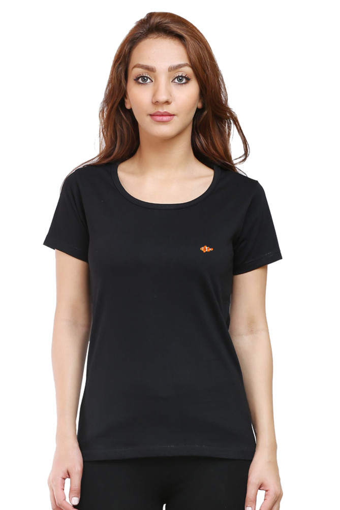 WOMEN- CLOWNFISH SERIES -(Round Neck Tshirt)